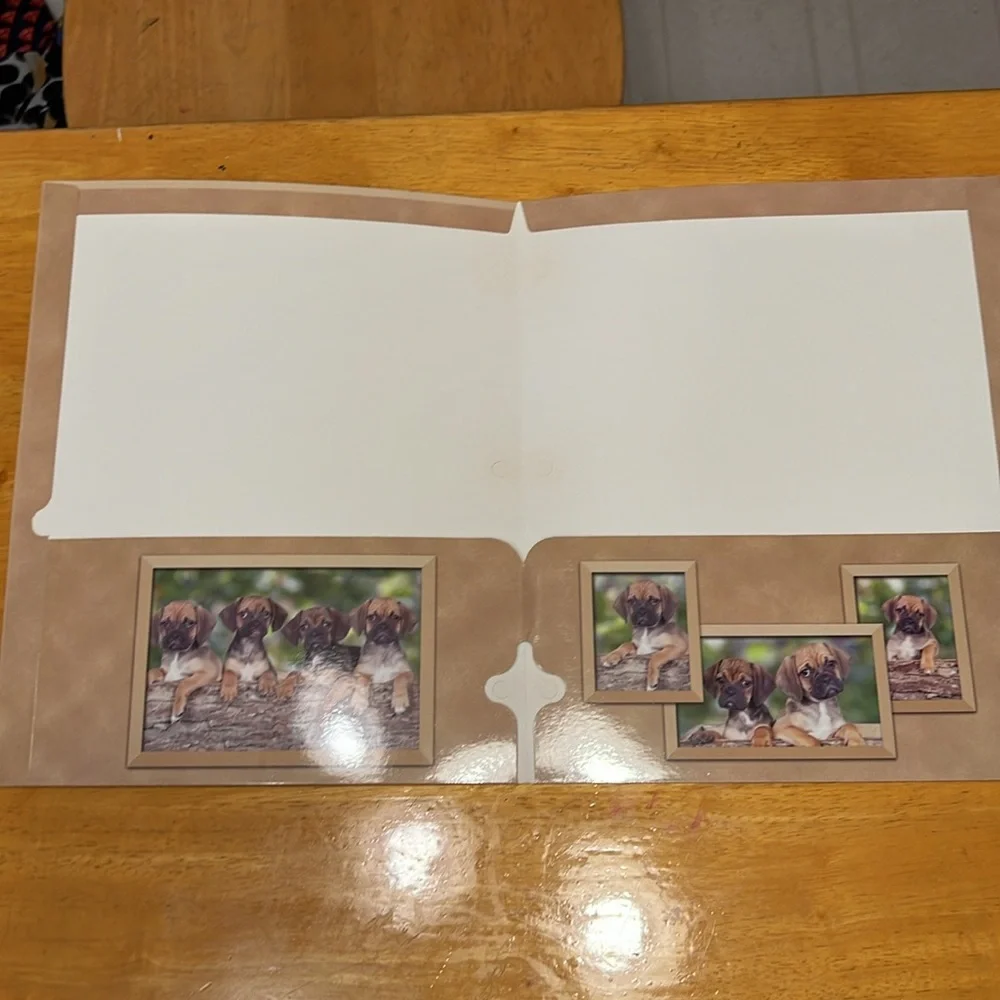 Vintage Keith Kimberlin Puppy Folders. New